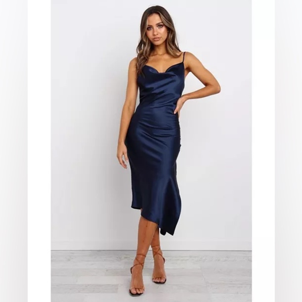 Petal & Pup Cypress Dress - navy blue sz 10